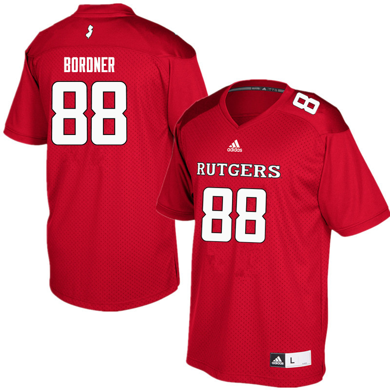 Men #88 Brendan Bordner Rutgers Scarlet Knights College Football Jerseys Sale-Red - Click Image to Close